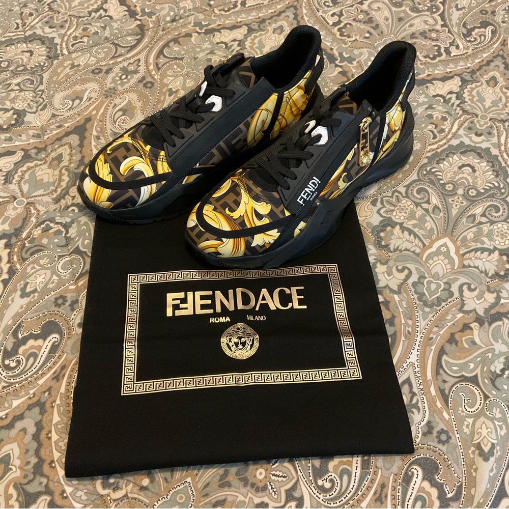 New Fendi x Versace Fendace Flow Mens UK 10 US 11